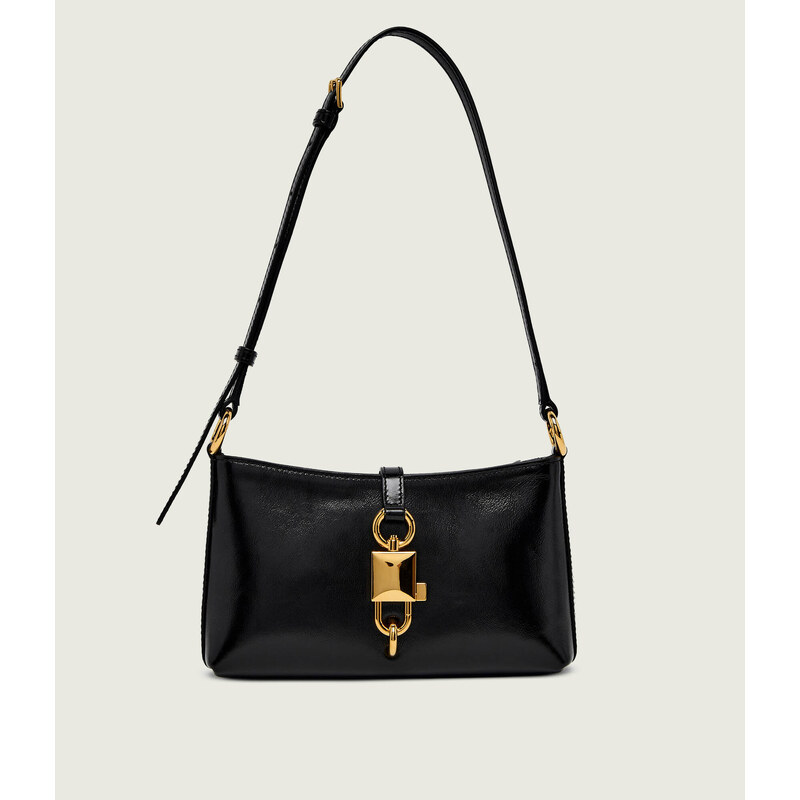 Dolce & Gabbana Kožená kabelka na rameno Lock 112341231