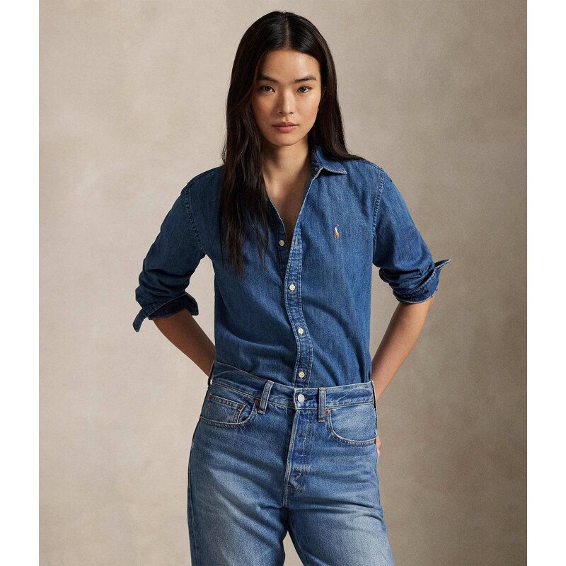POLO RALPH LAUREN Džínová košile | Custom fit 49222111
