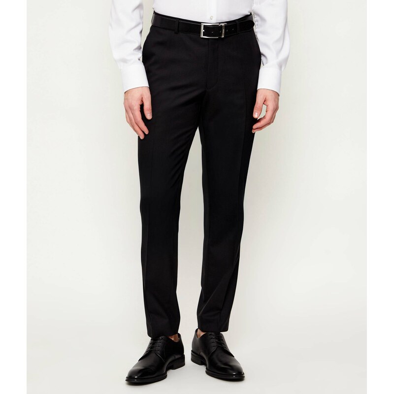 Oscar Jacobson Vlněné kalhoty Denz | Slim Fit