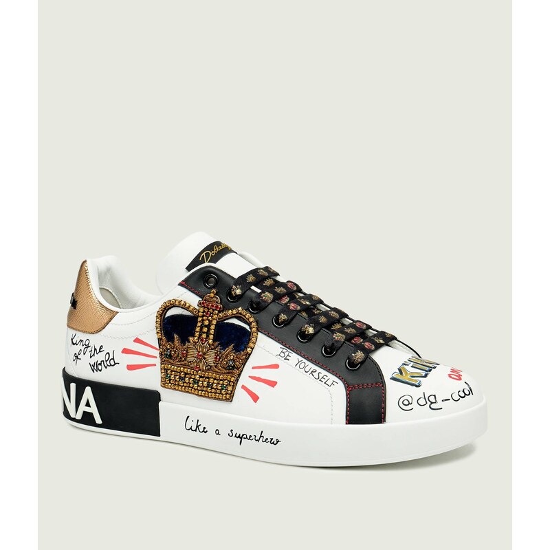 Dolce & Gabbana Kožené tenisky portofino