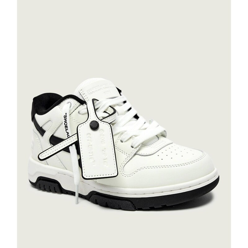 OFF-WHITE Kožené tenisky OUT OF OFFICE