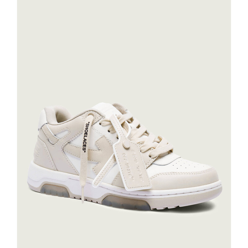 OFF-WHITE Kožené tenisky OUT OF OFFICE