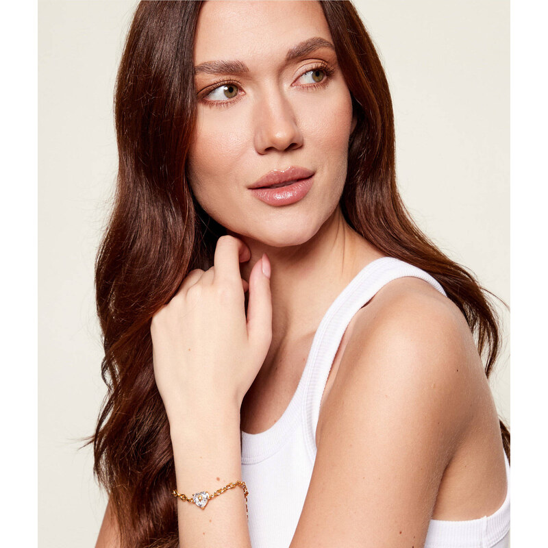 Kurt Geiger Náramek CRYSTAL HEART