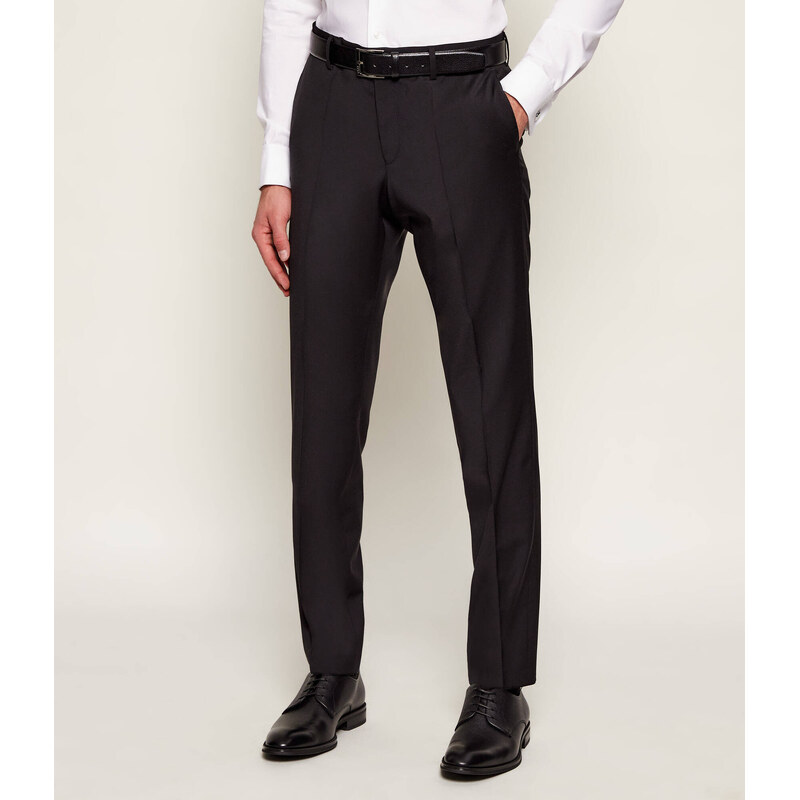BOSS BLACK Vlněné kalhoty H-Genius-MM-251 | Slim Fit