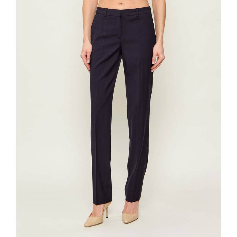 BOSS BLACK Vlněné kalhoty Tameah | Slim Fit