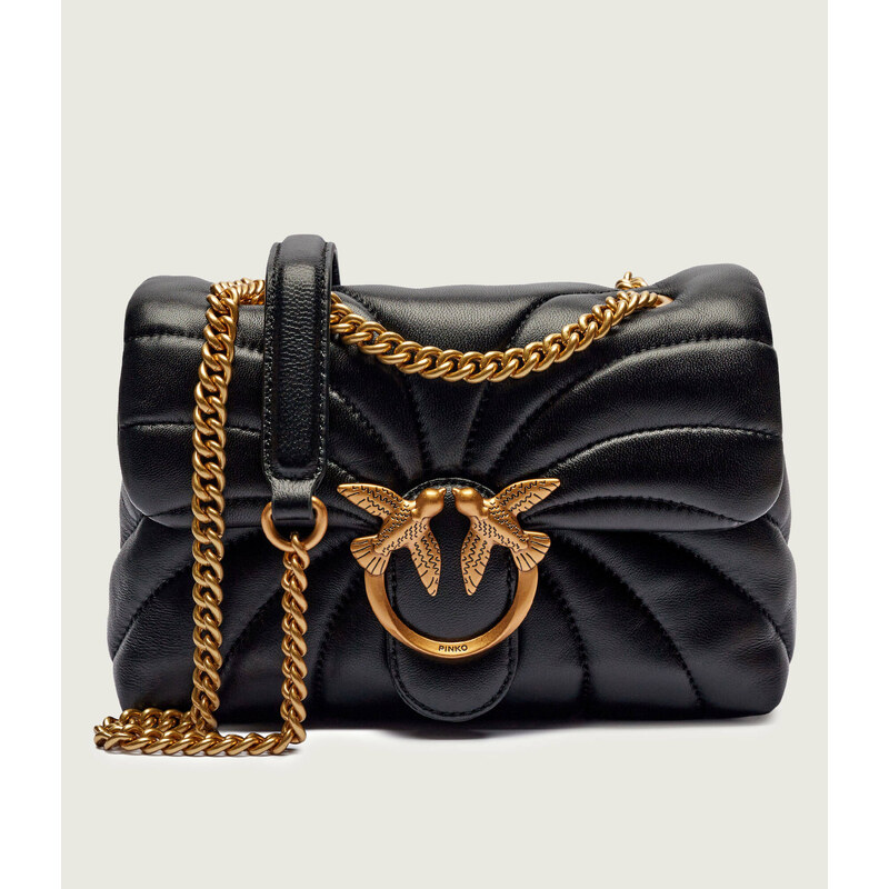 Pinko Kůžoná kabelka na rameno LOVE PUFF MINI