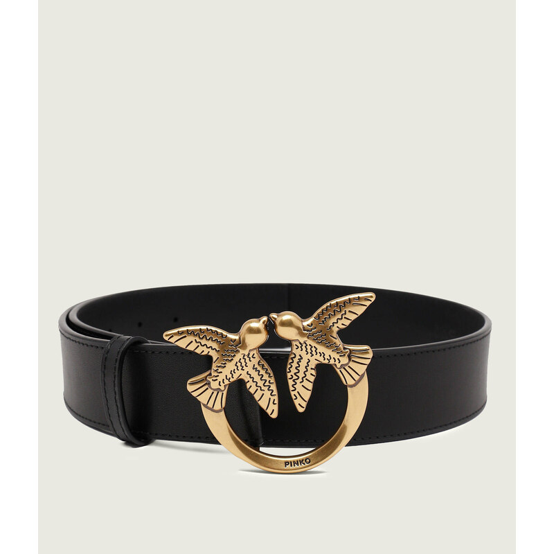 Pinko Kůžoný opasek LOVE BERRY H4 BELT VITELLO SET 76286699