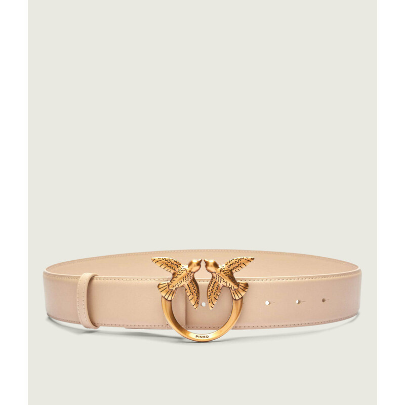 Pinko Kůžoný opasek LOVE BERRY H4 BELT VITELLO SET 104007325
