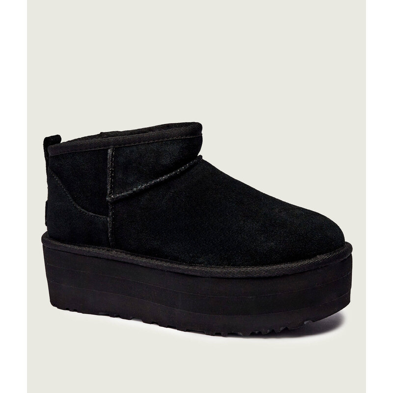 UGG Sněhule W CLASSIC ULTRA MINI | vlna | semiš