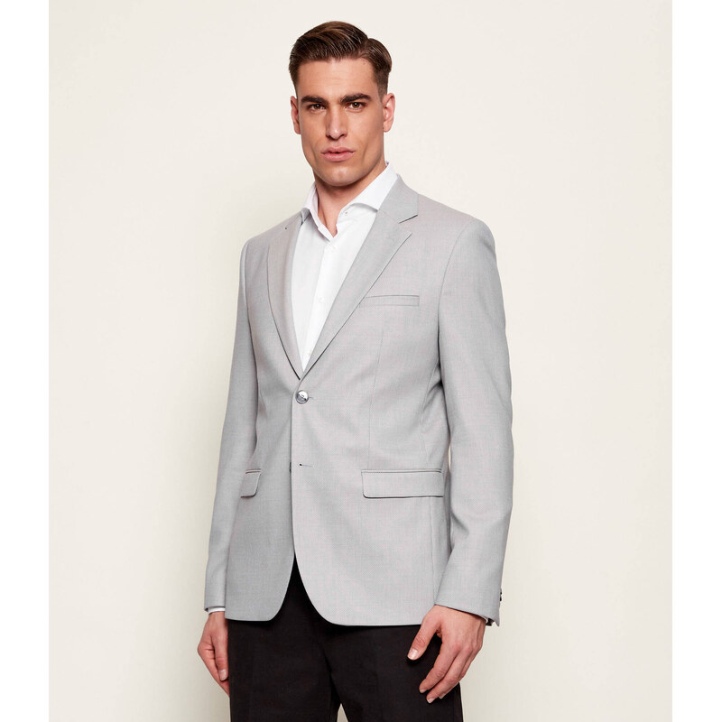 HUGO Sako Arti253X | Extra slim fit | s příměsí vlny