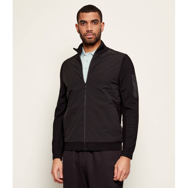 BOSS GREEN Bunda bomber KN_Momentum-X HY | regular fit | s příměsí vlny