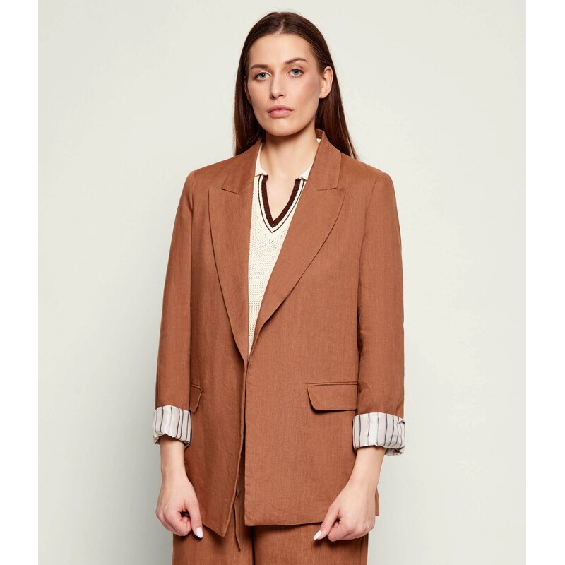 Marella SPORT Lněná sako MLSSAUNA | regular fit