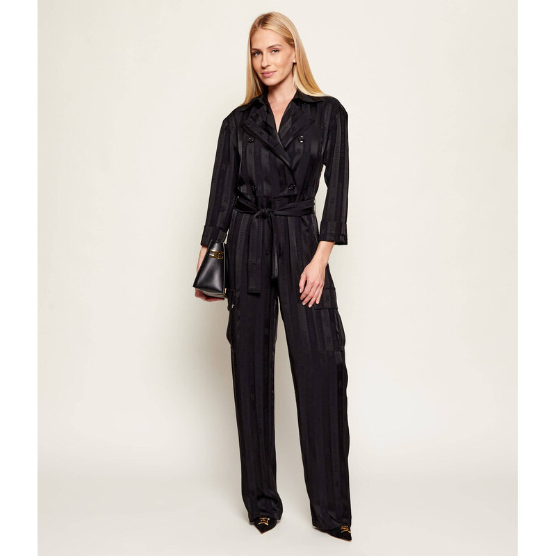 Elisabetta Franchi Saténový overal | regular fit