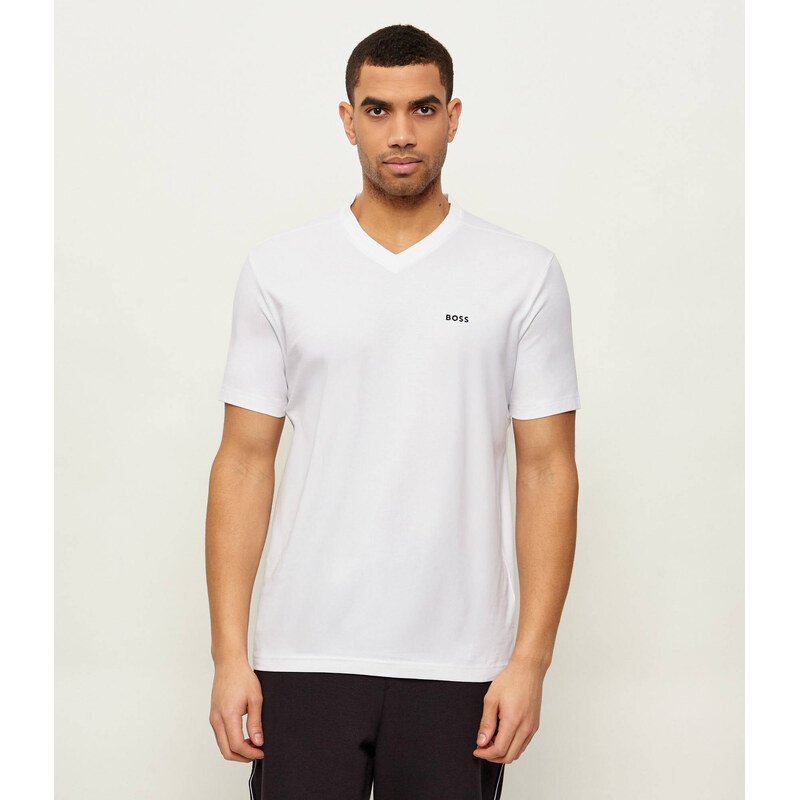 BOSS GREEN Tričko Tee V | Regular Fit | stretch