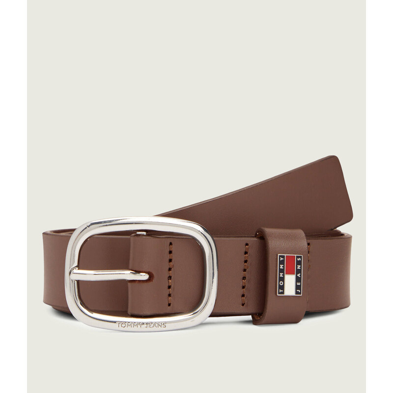 Tommy Jeans Kožený pásek OVAL 3.0