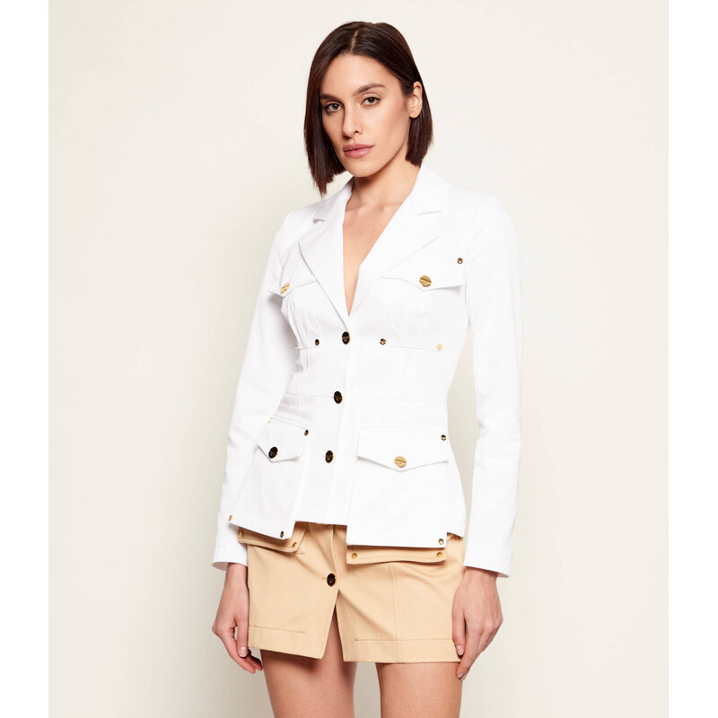 Elisabetta Franchi Džínová bunda | Slim Fit