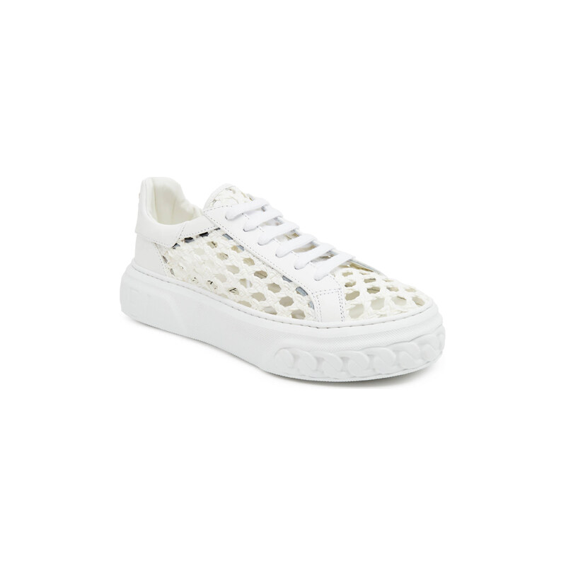 Casadei Kožené tenisky Bianco 80436281