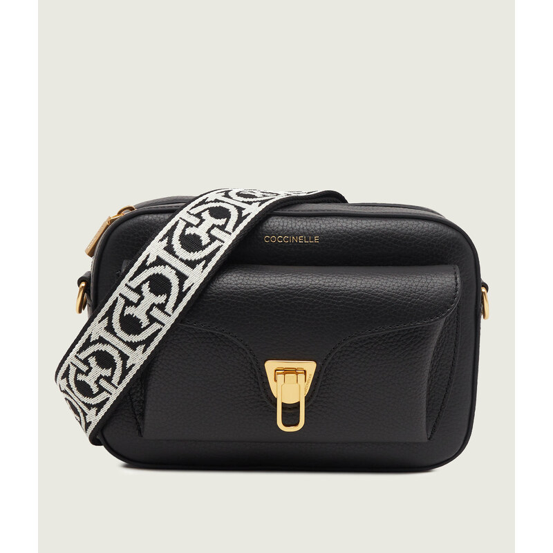 Coccinelle Kůžoná crossbody kabelka Beat Soft Ribb 76202615