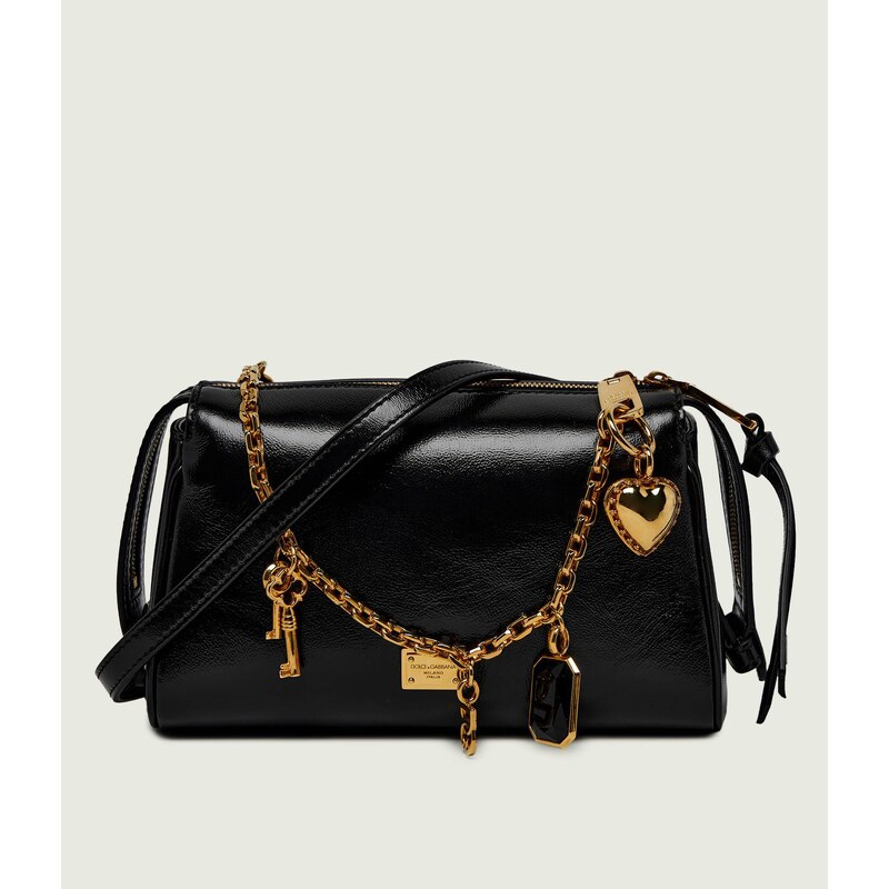 Dolce & Gabbana Kožená kabelka na rameno Vittoria 110986474