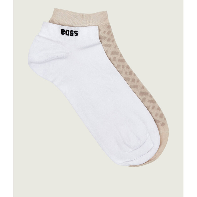 BOSS BLACK Ponožky/kotníkové ponožky 2-pack Monogram