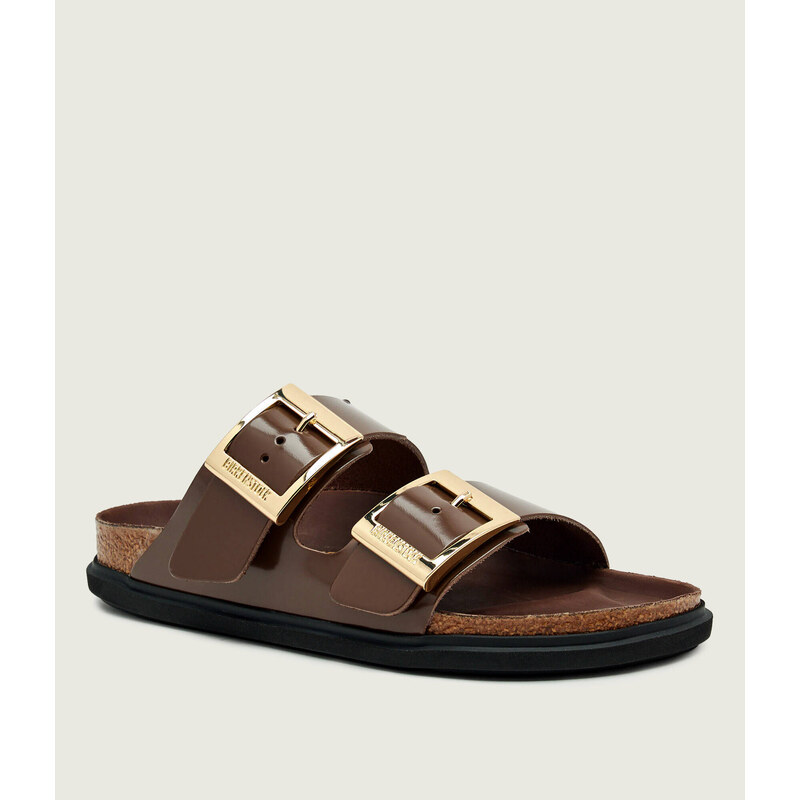 Birkenstock Kožené pantofle Arizona Droplet Buckle Cupsole |
