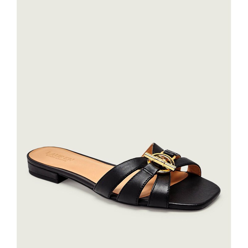 LAUREN RALPH LAUREN Kožené pantofle BLAIKE