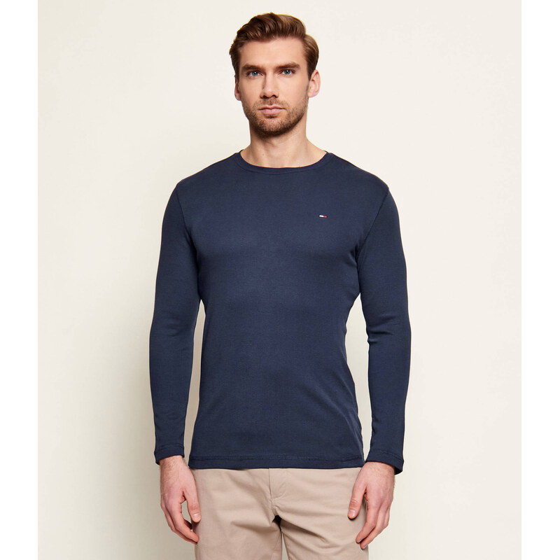 Tommy Jeans Tričko s dlouhým rukávem TJM ORIGINAL RIB LON | Slim