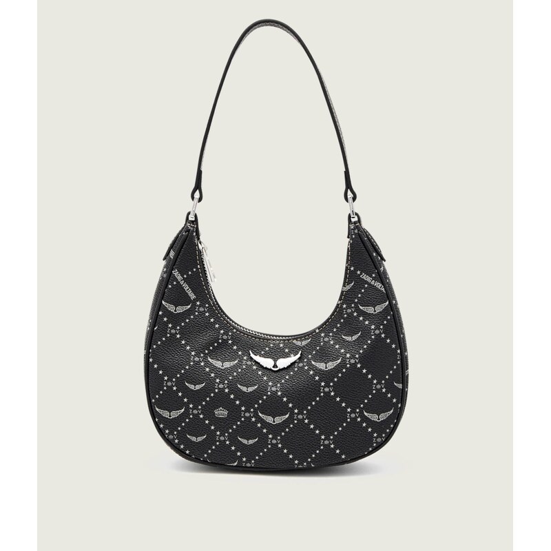 Zadig&Voltaire Kožené hobo kabelka Z NIGHT OUT