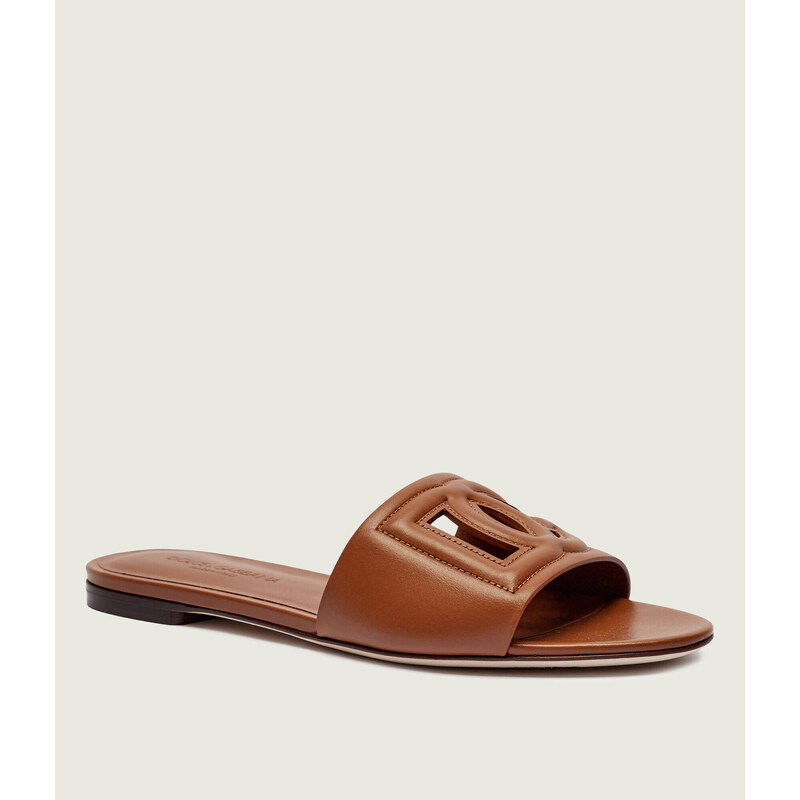 Dolce & Gabbana Kožené pantofle