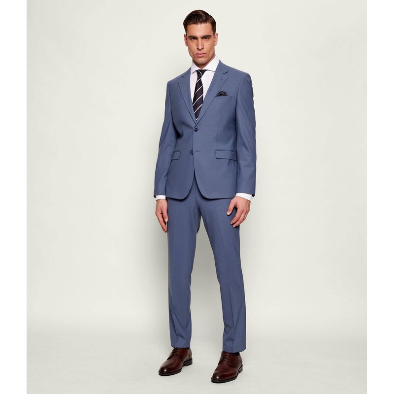 HUGO Vlněný oblek Arti-Hesten253X | Extra slim fit