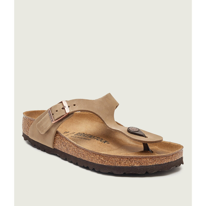 Birkenstock Kožené žabky Gizeh LEOI | regular fit 110986486