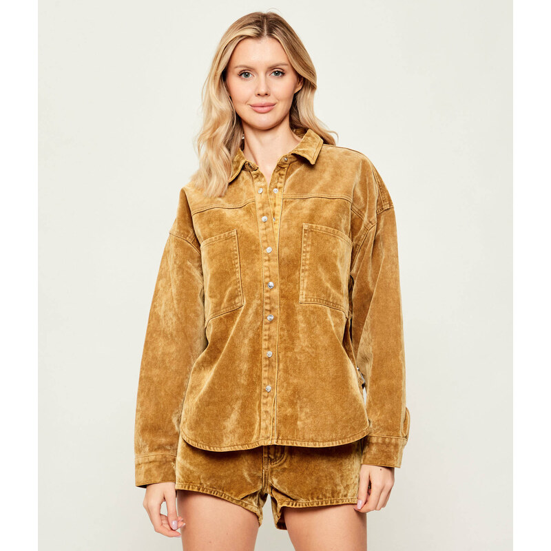 One Teaspoon Košile DARIA | Loose fit | manšestr