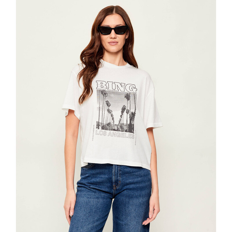 Anine Bing Tričko LOUIS TEE BING TOUR | Relaxed fit