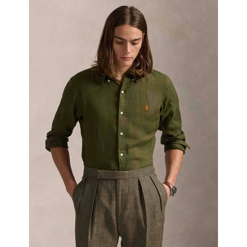POLO RALPH LAUREN Lněná košile | Slim Fit