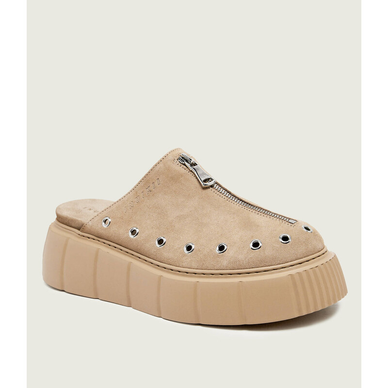 INUIKII Pantofle typu mules MATILDA | semiš 105340580