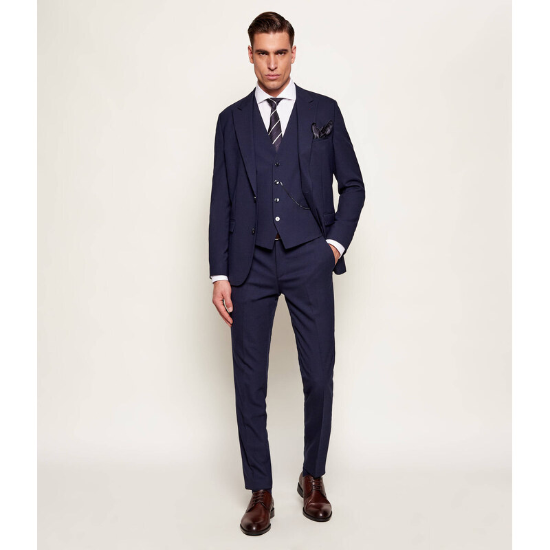 HUGO Oblek Arti/Hesten241V1X | Extra slim fit | s příměsí vlny