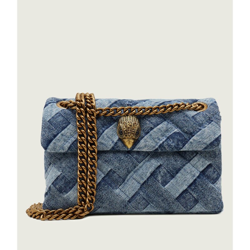 Kurt Geiger Džínová kabelka na rameno MINI KENSINGTON SOFT 88773048