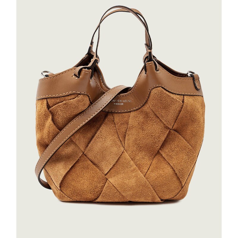 GIANNI CHIARINI Kabelka na rameno DUA | semiš 110312736