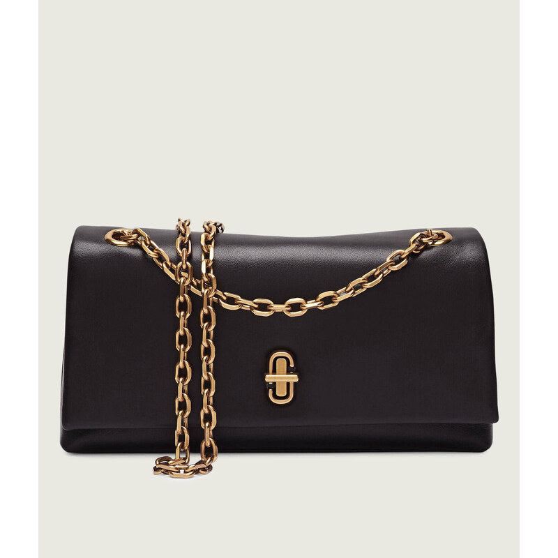 Marc Jacobs Kůžoná kabelka na rameno The Dual Chain Mini Bag 105628545