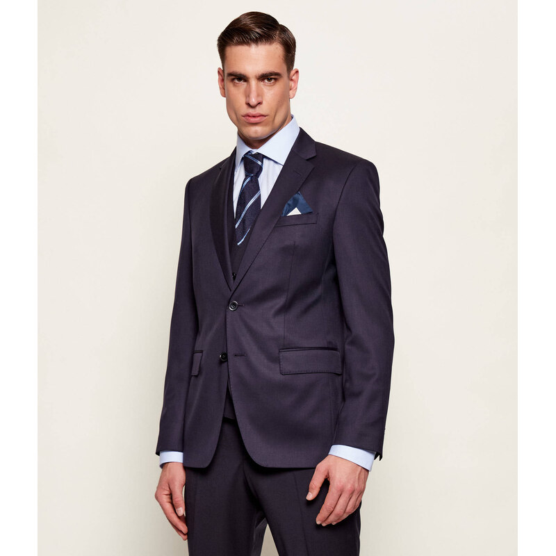 BOSS BLACK Vlněná sako | Slim Fit