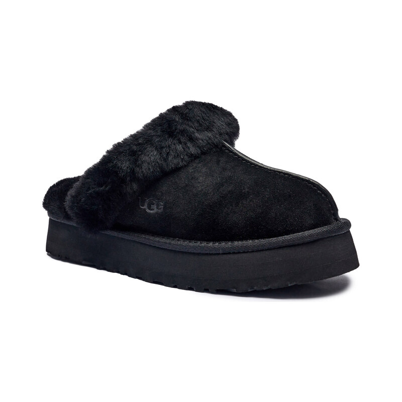UGG Domácí obuv DISQUETTE | shearling | semiš | s příměsí vlny 102478323