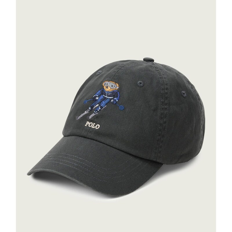 POLO RALPH LAUREN Kšiltovka s přídavkem kůže