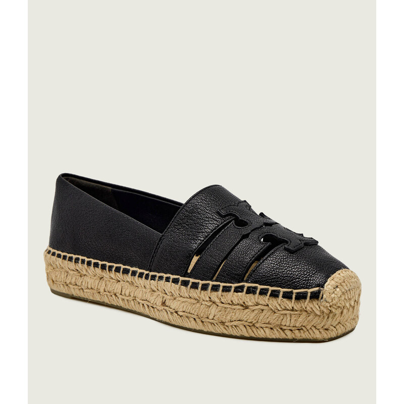 TORY BURCH Kožené espadrilky INES