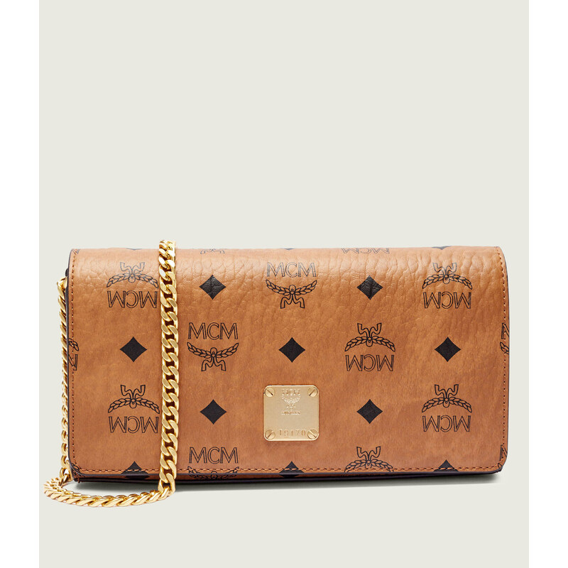 MCM Crossbody kabelka Aren s přídavkem kůže