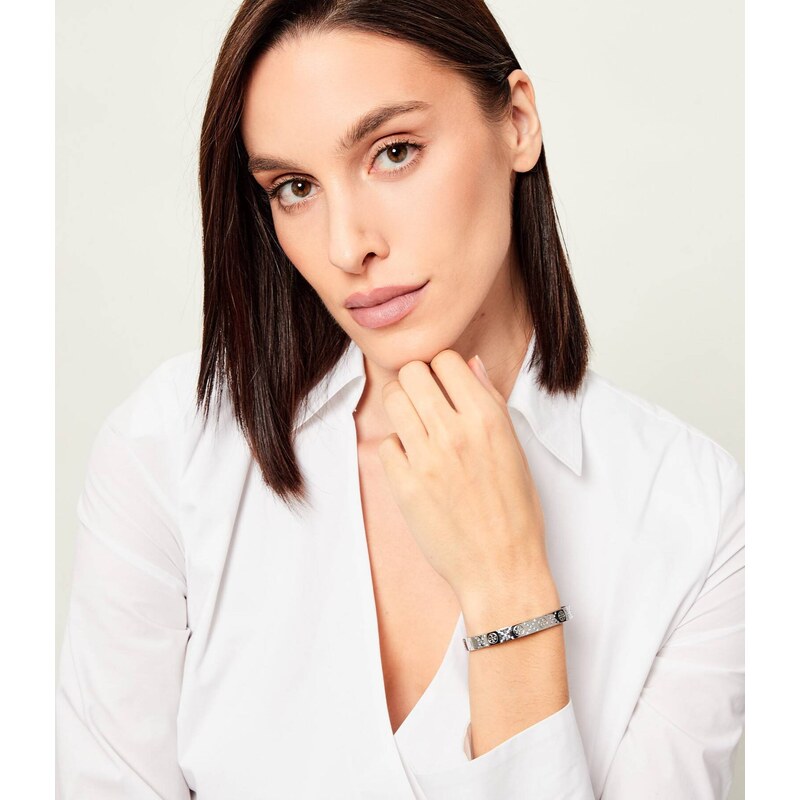 TORY BURCH Náramek T Monogram Pave