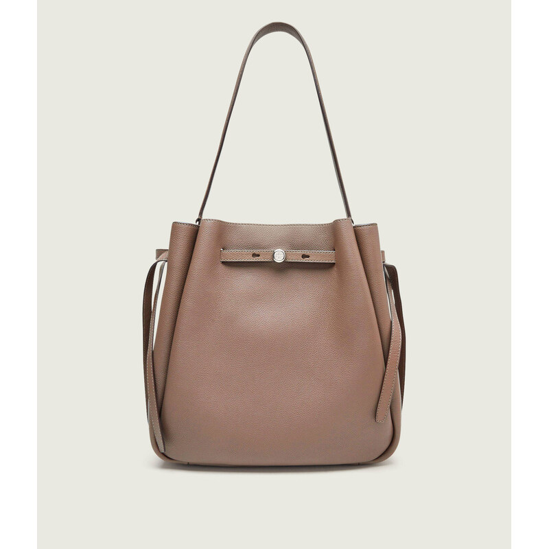 TORY BURCH Kožená kabelka shopper Romy 109775456