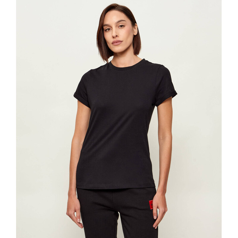 HUGO Tričko The Plain | Slim Fit