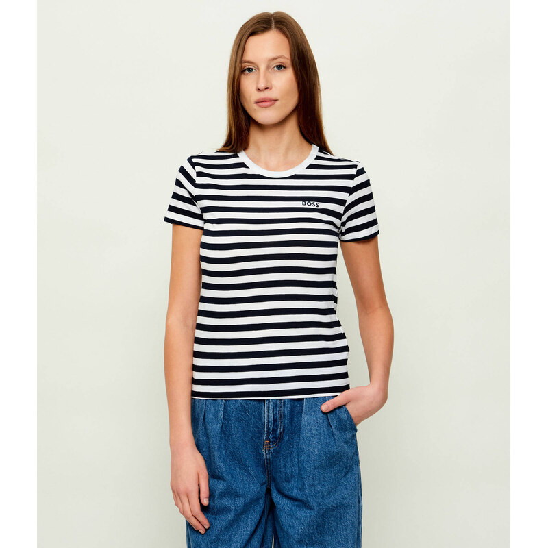 BOSS ORANGE Tričko C_Esla_Striped | regular fit