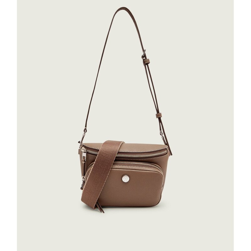 TORY BURCH Kožená ledvinka Pebble Mini 109459508