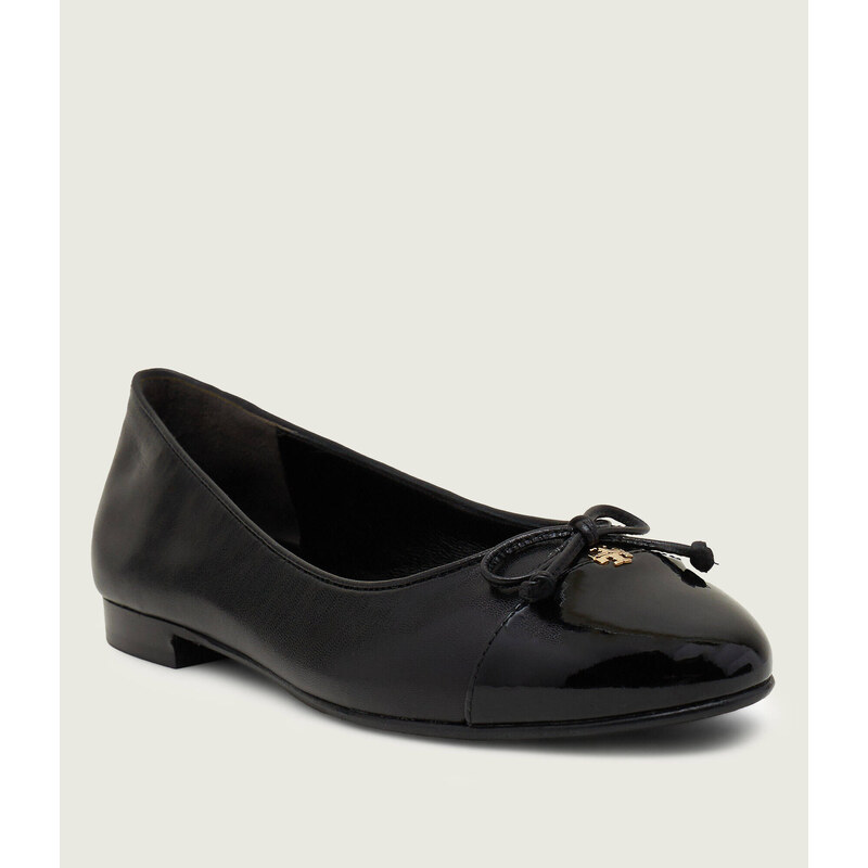 TORY BURCH Kožené baleríny CAP-TOE 86797506